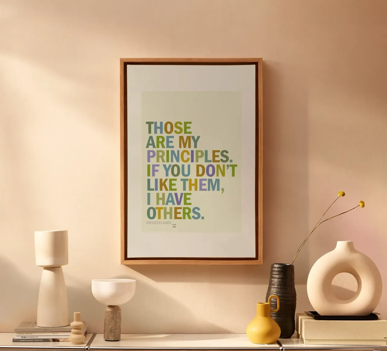 Groucho Principles tela da Visual Philosophy