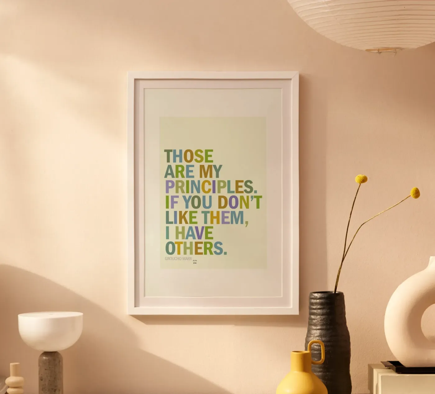 Groucho Principles poster by Visual Philosophy