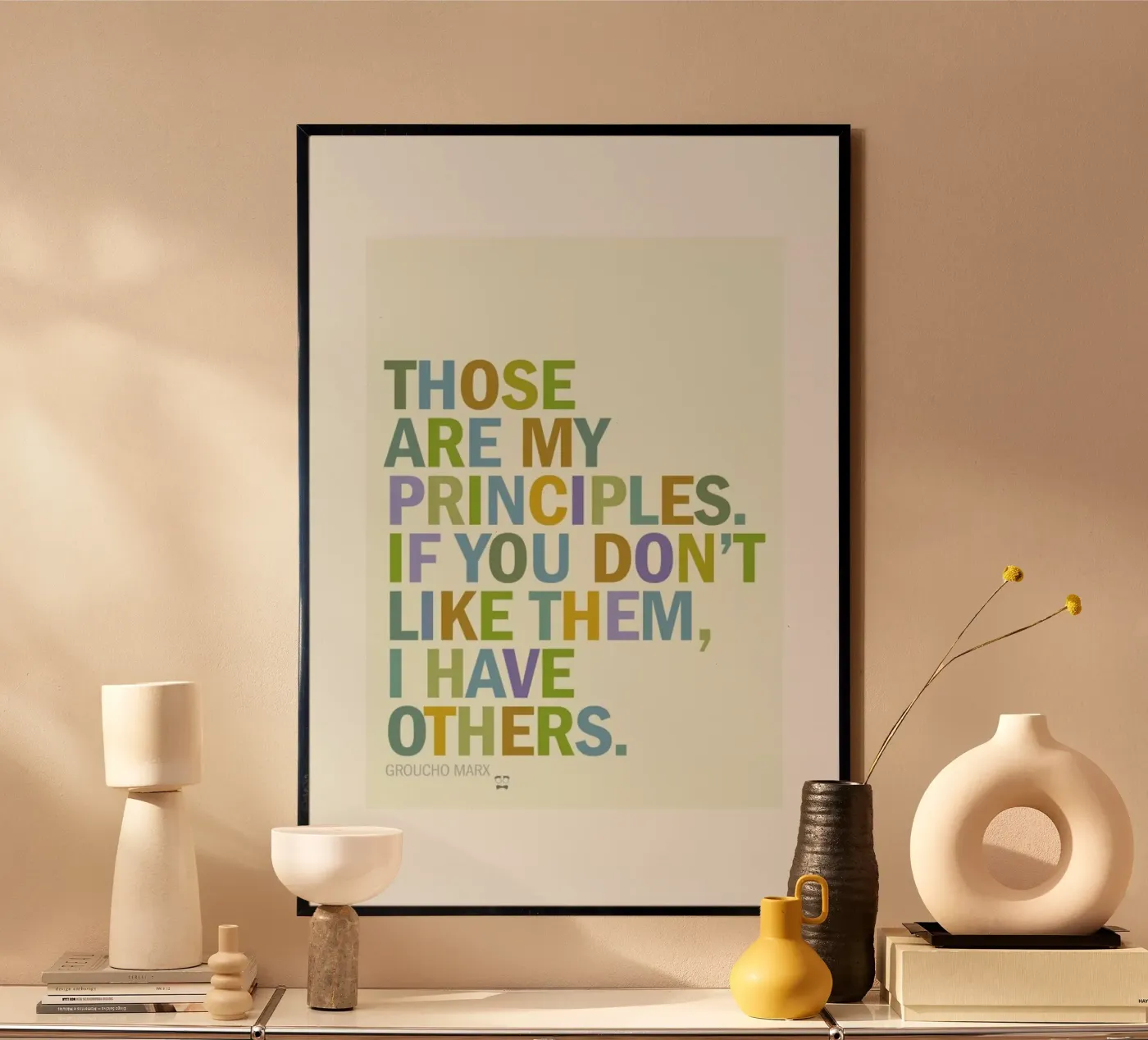 Groucho Principles poster da Visual Philosophy