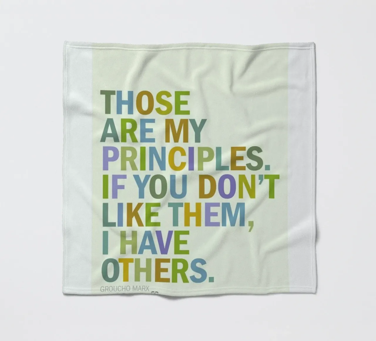 Groucho Principles coperta in pile da Visual Philosophy
