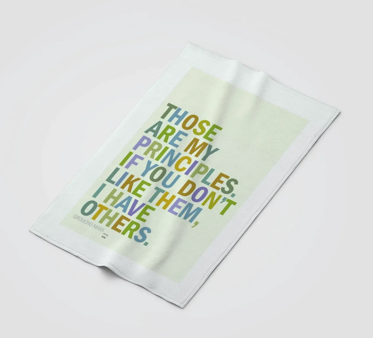 Groucho Principles coperta in pile da Visual Philosophy