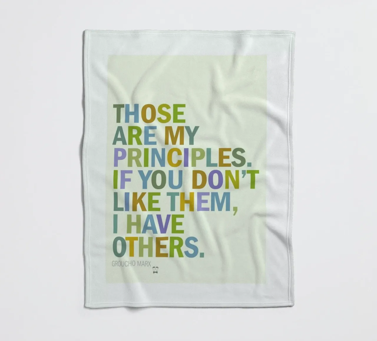 Groucho Principles coperta in pile da Visual Philosophy