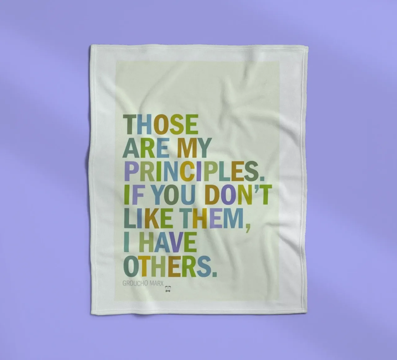 Groucho Principles coperta in pile da Visual Philosophy