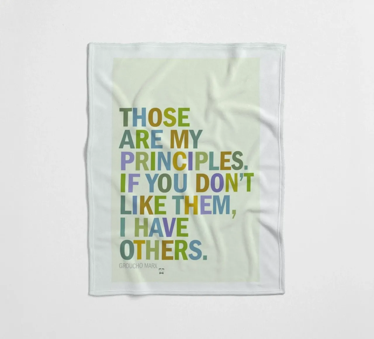 Groucho Principles coperta in pile da Visual Philosophy