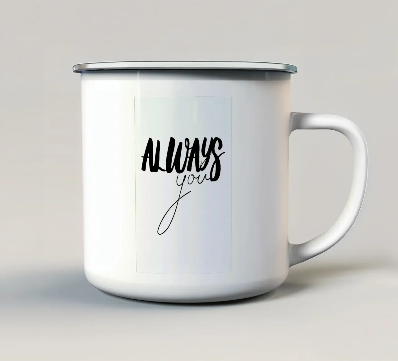 Always You tazza in smalto da Honeymoon Hotel