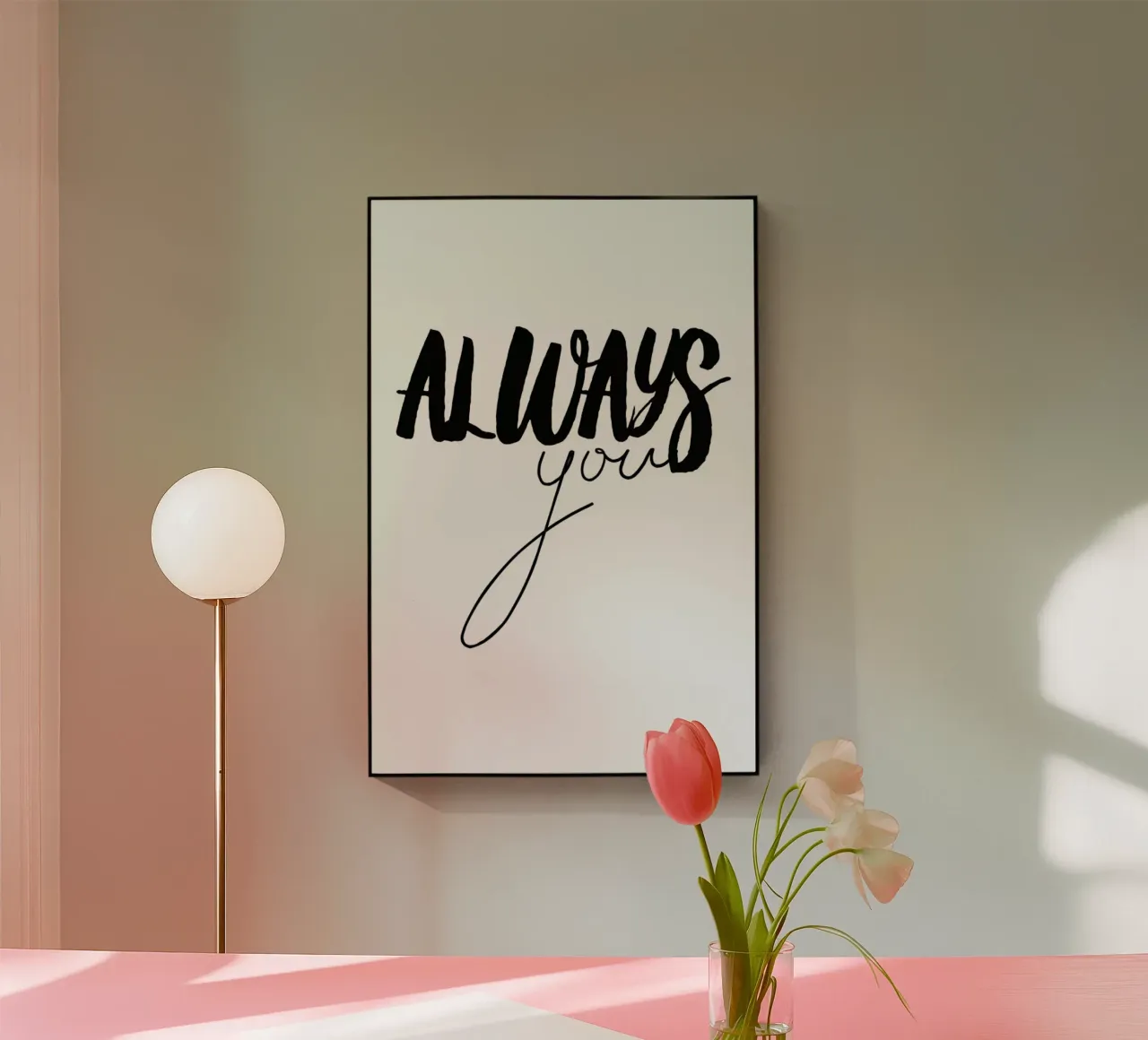 Always You plexiglass da Honeymoon Hotel