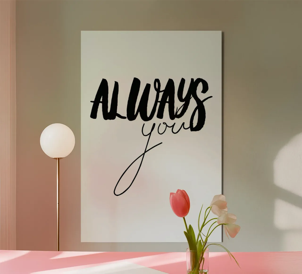 Always You alluminio dibond da Honeymoon Hotel