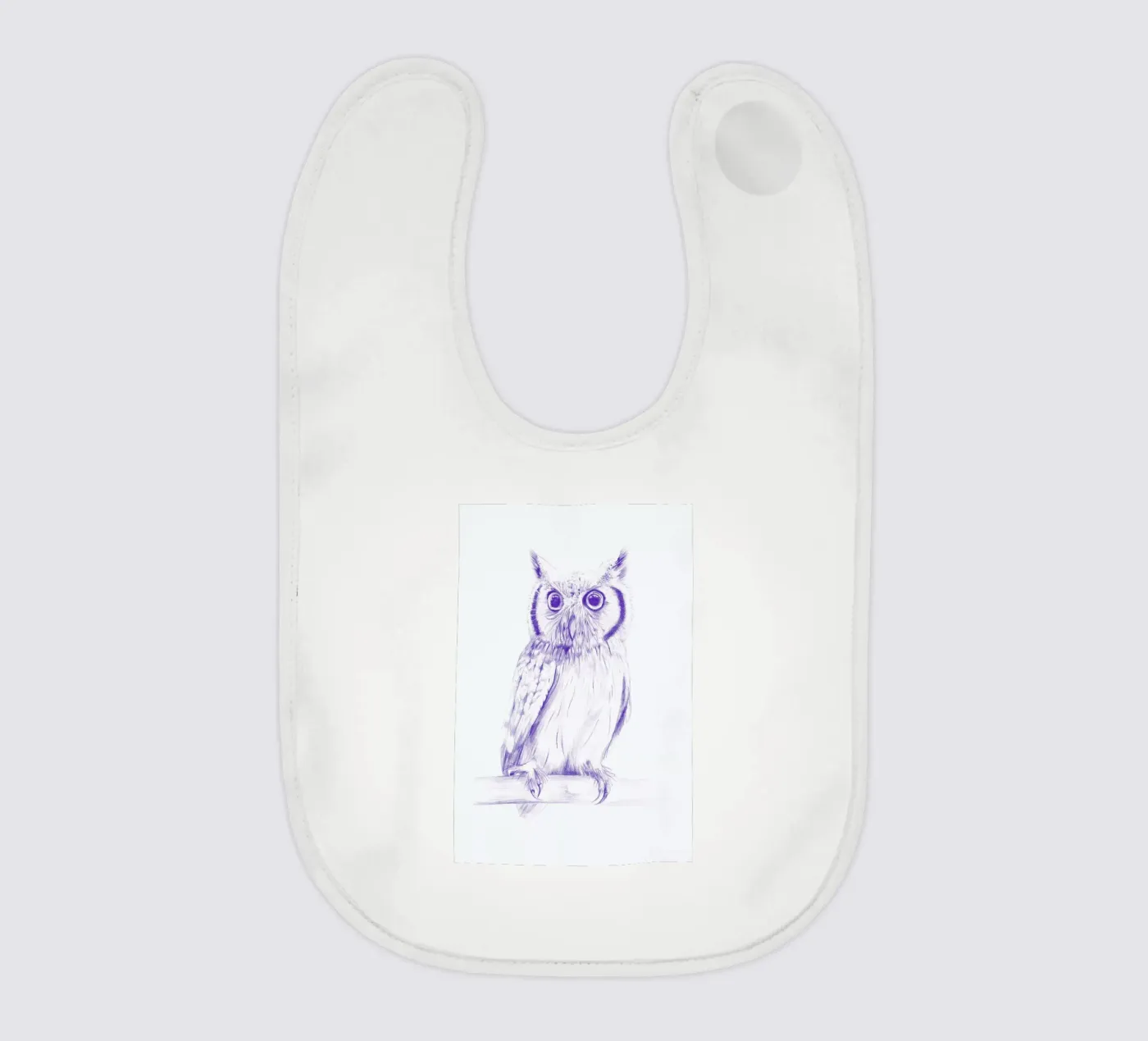 Wise Owl baby slabbetje van La Scarlatte