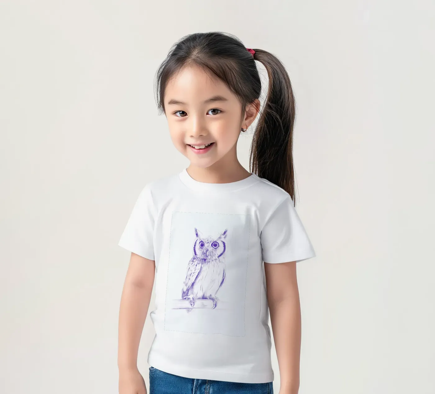 Wise Owl kinder t-shirt van La Scarlatte