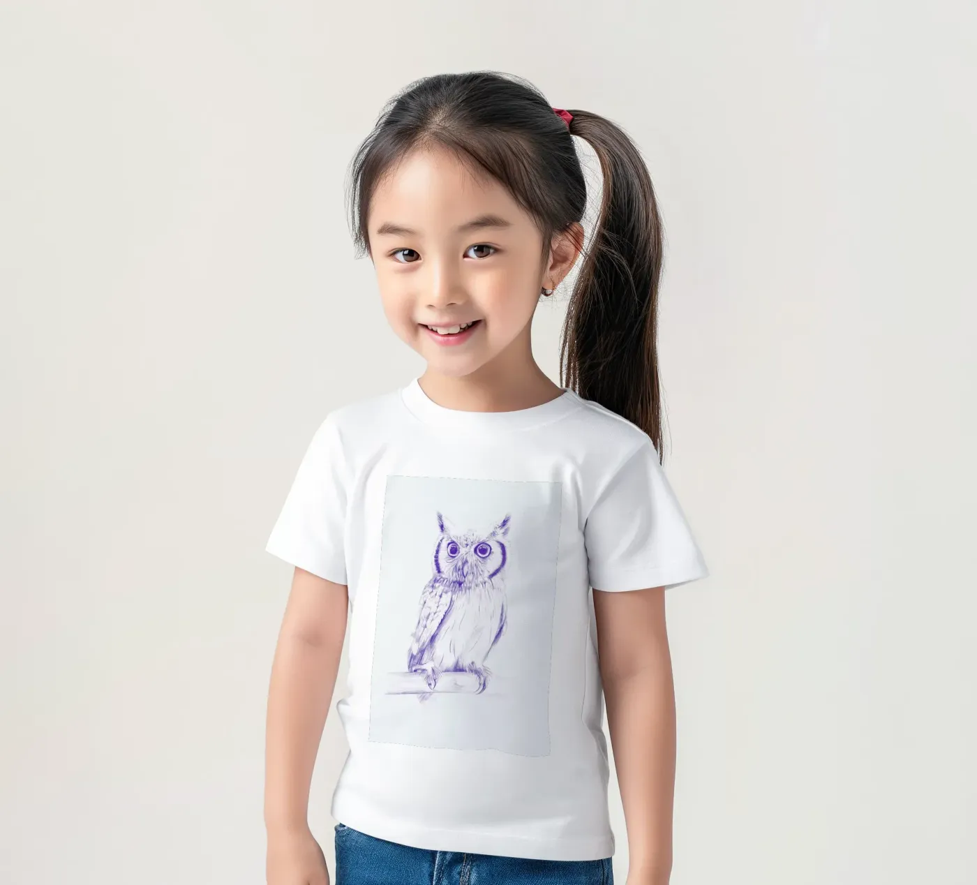 Wise Owl t-shirt bambini da La Scarlatte