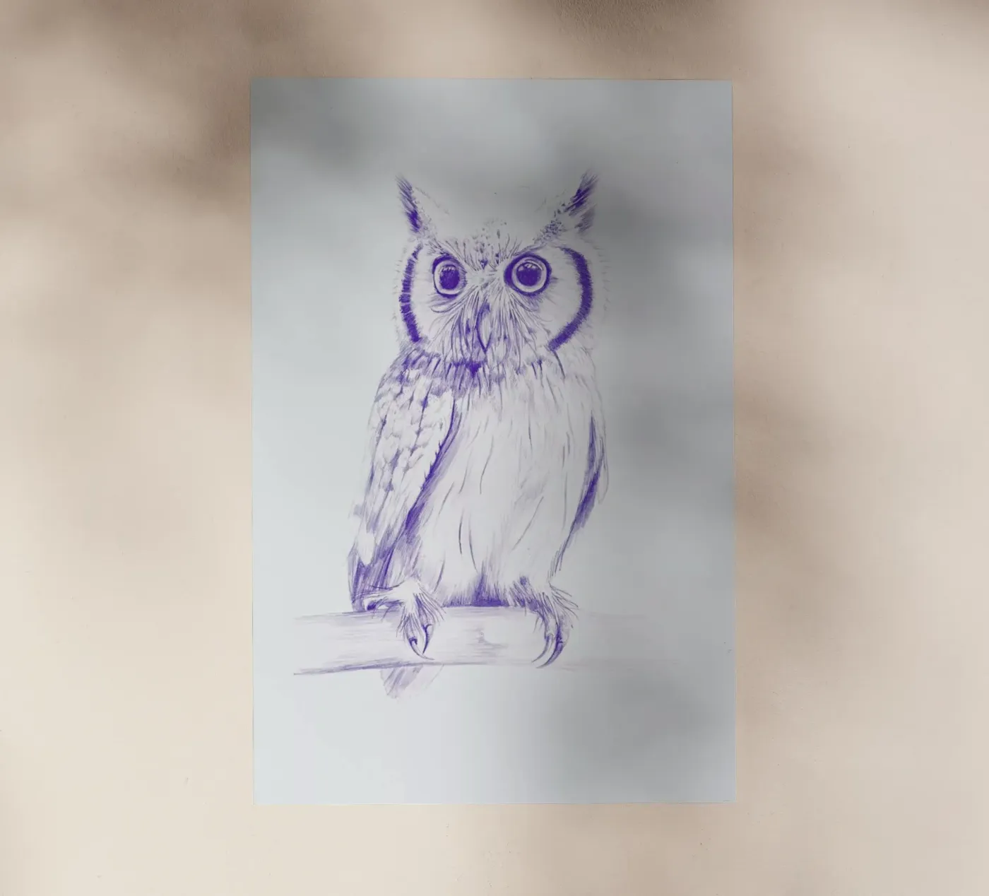 Wise Owl pellicola backlit da La Scarlatte