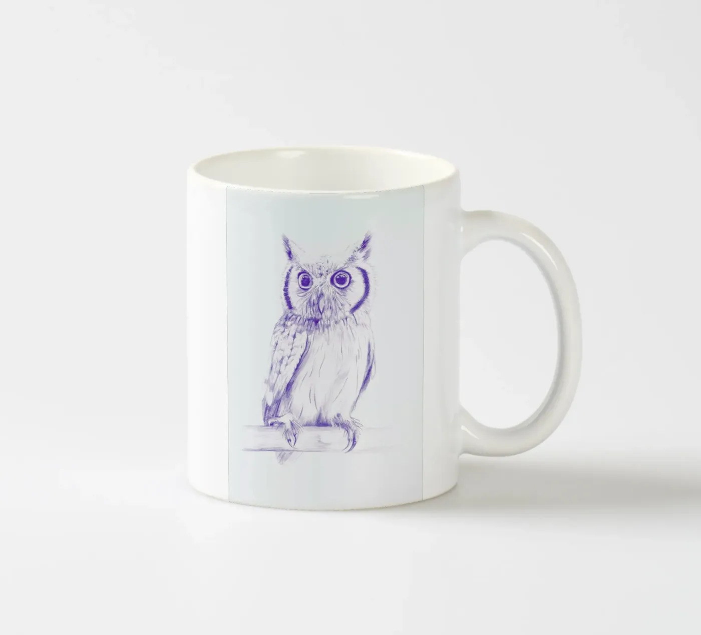 Wise Owl ceramic mug by La Scarlatte
