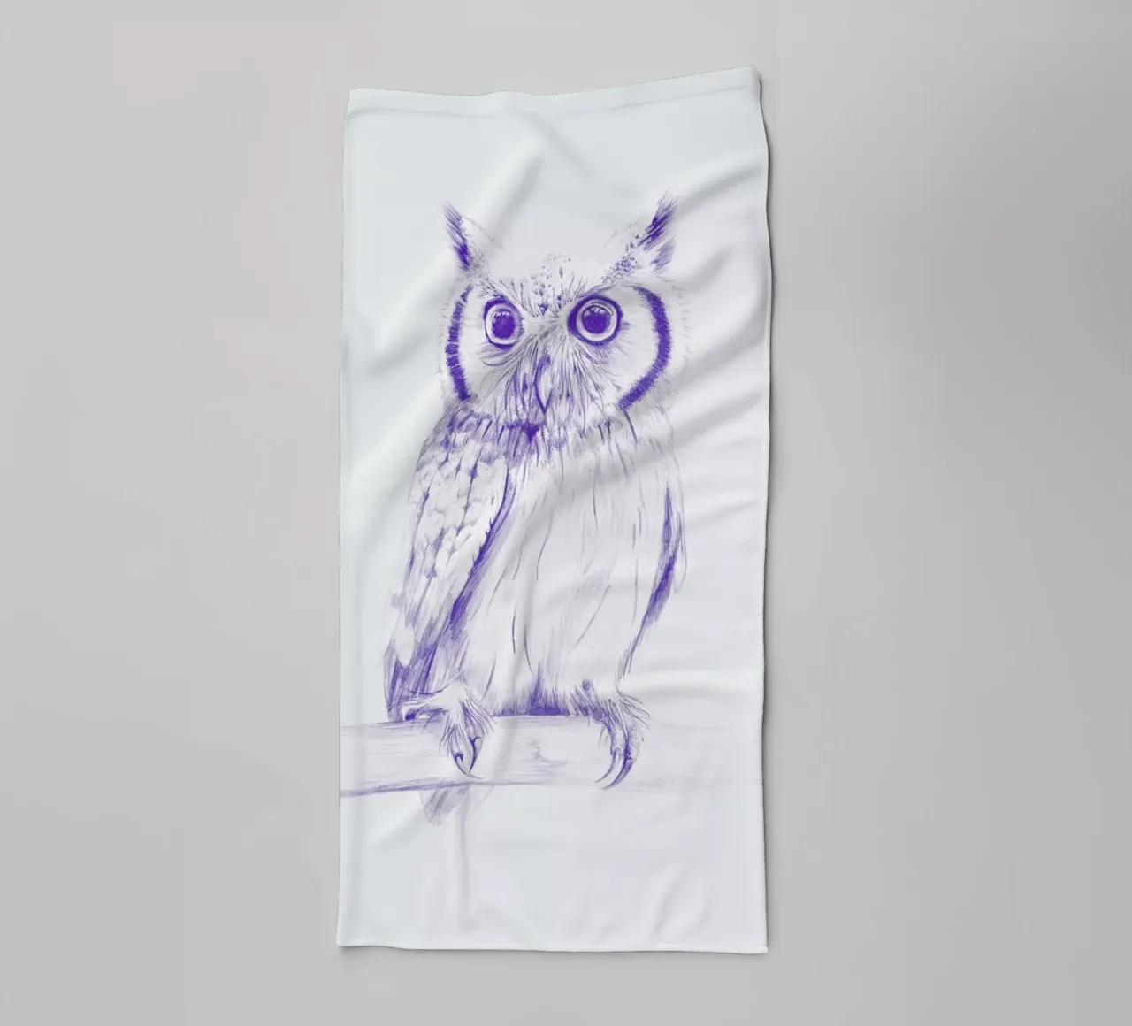 Wise Owl asciugamano da bagno da La Scarlatte