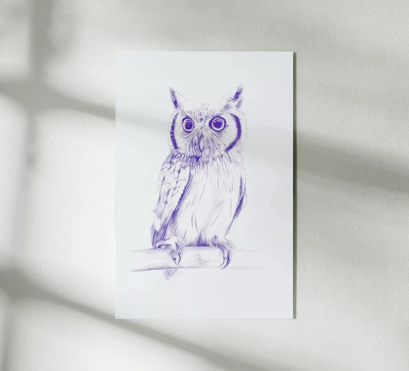 Wise Owl plexiglas de La Scarlatte