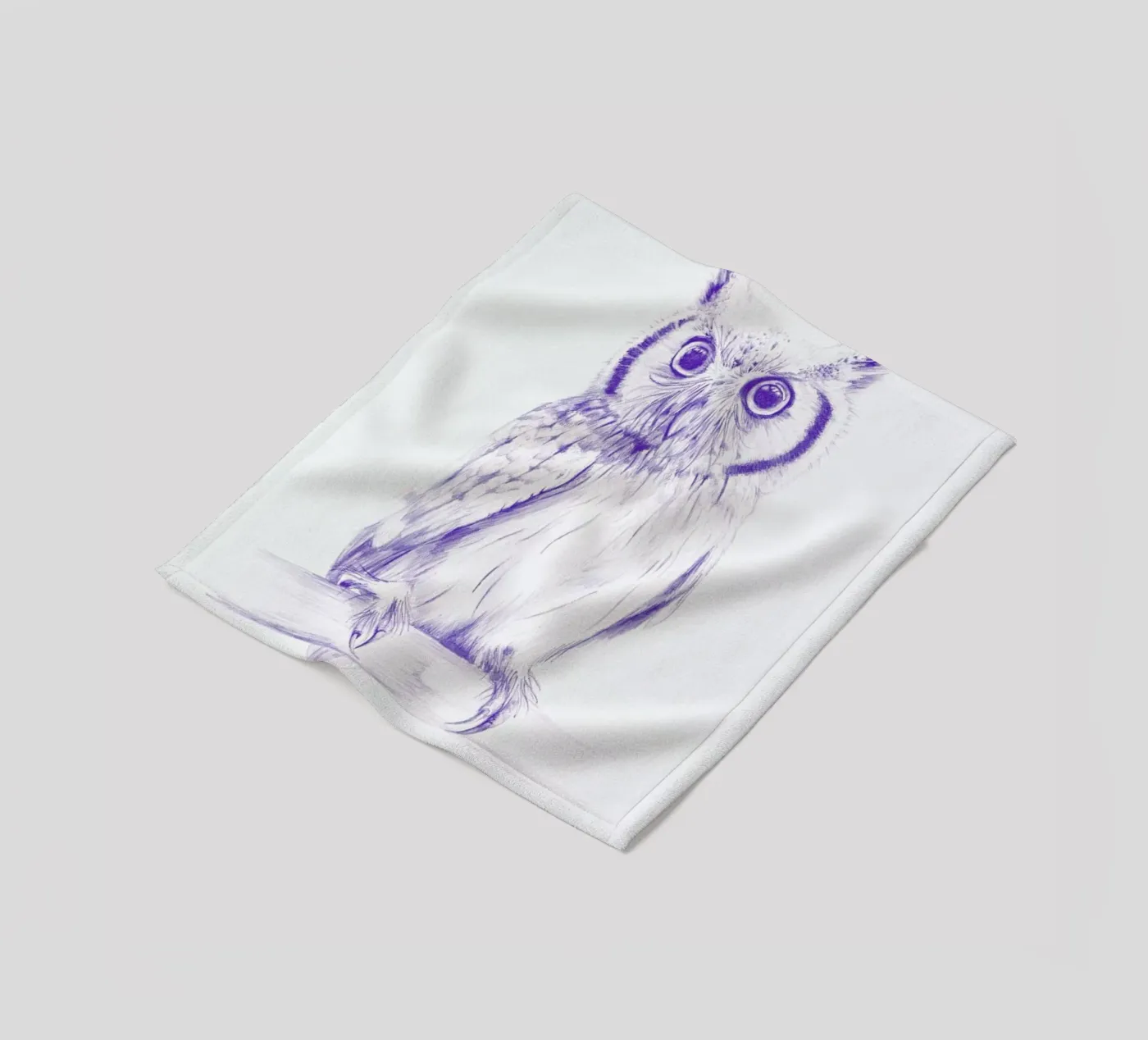 Wise Owl Fleecedecke von La Scarlatte