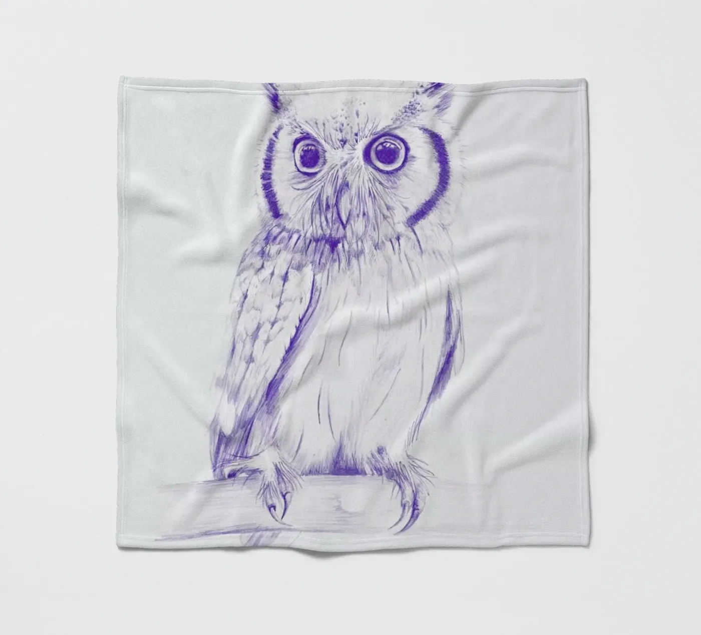 Wise Owl Fleecedecke von La Scarlatte