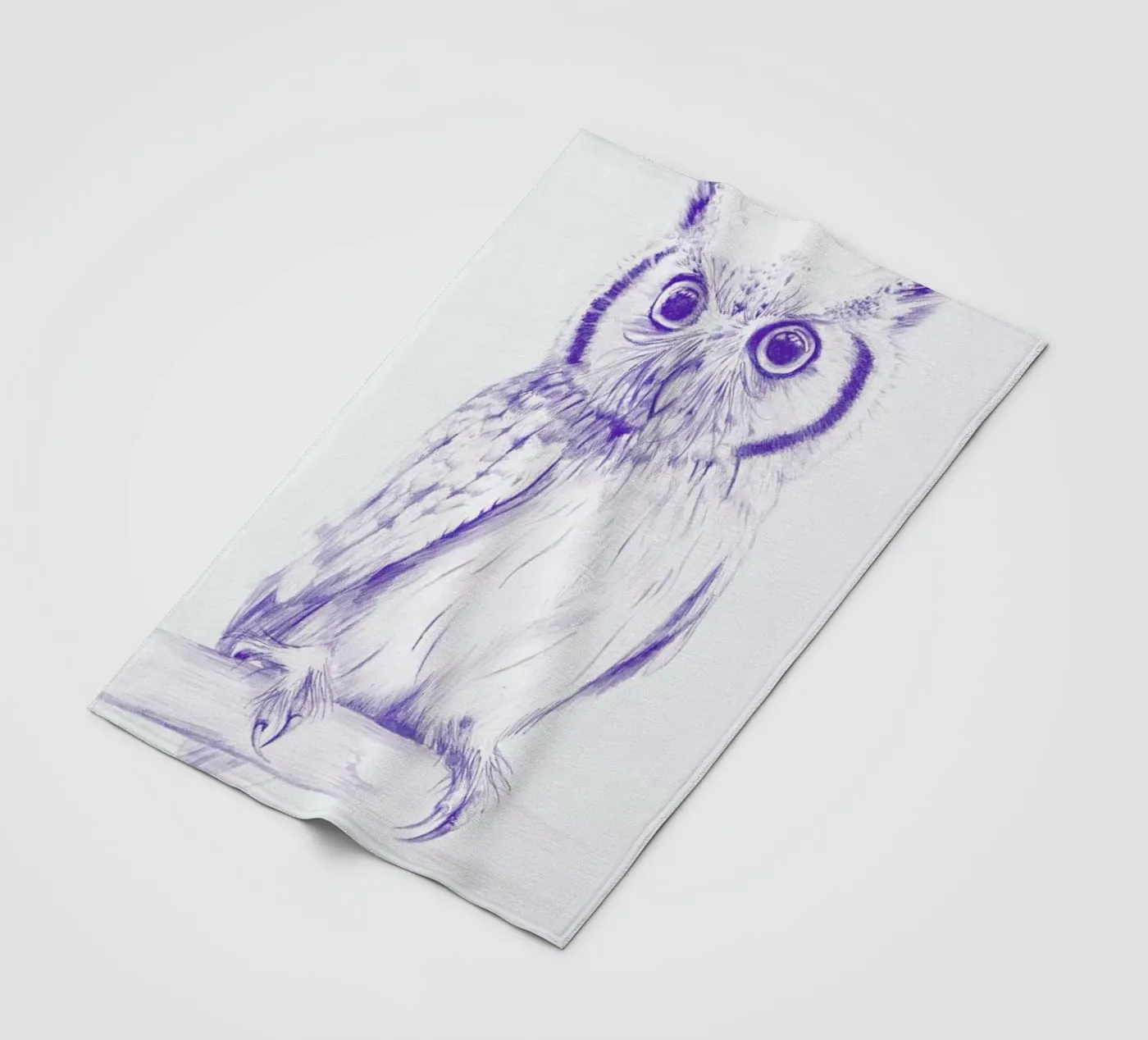 Wise Owl Fleecedecke von La Scarlatte