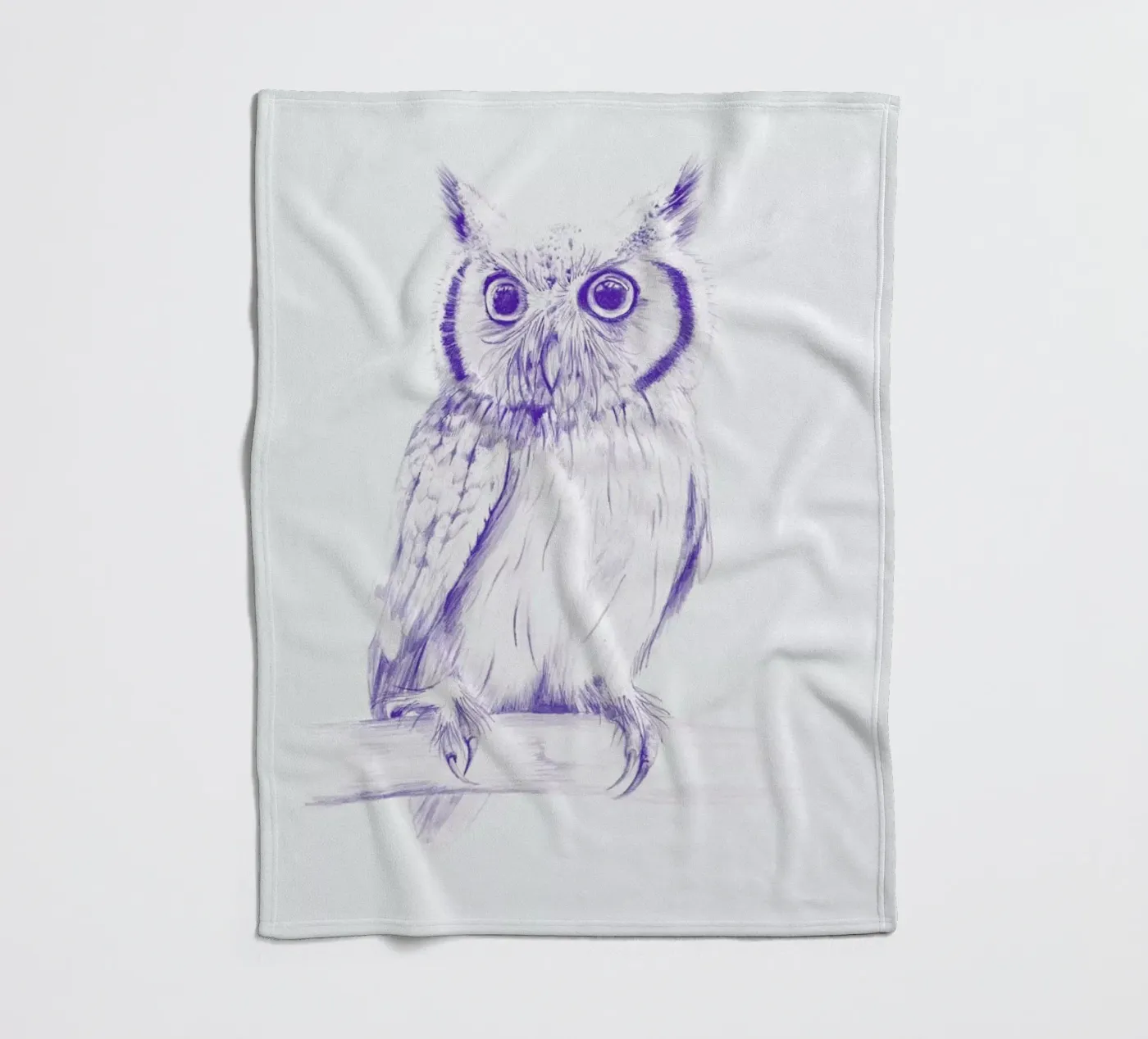Wise Owl Fleecedecke von La Scarlatte