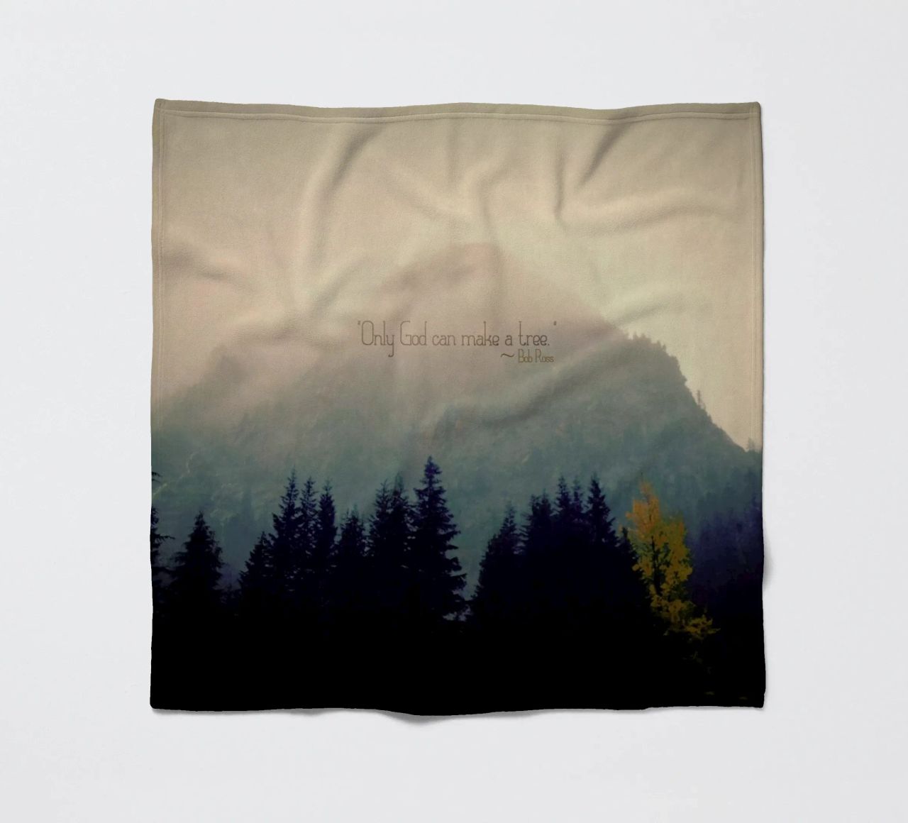 Only God Can Make A Tree coperta in pile da Robin Delean
