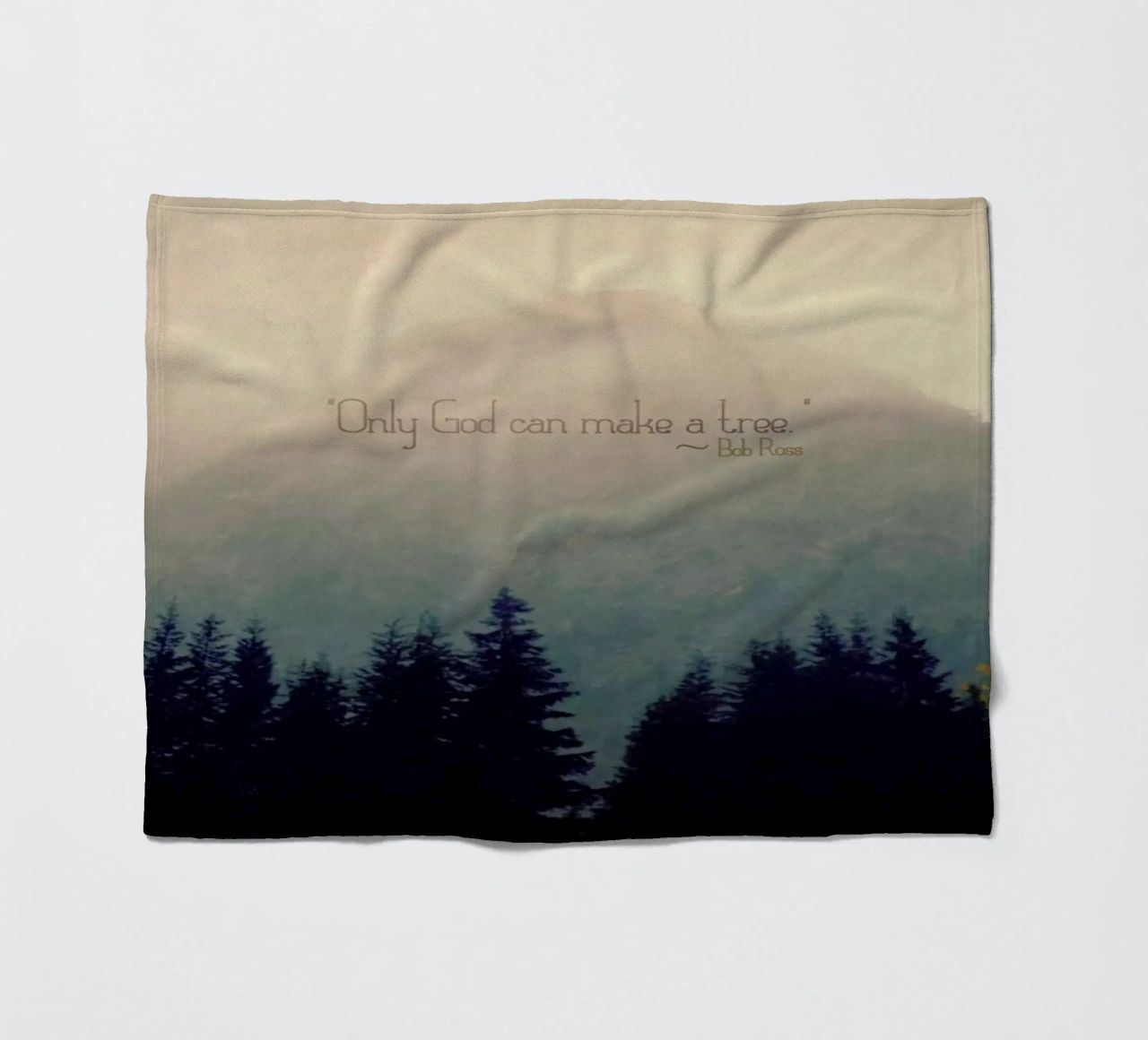 Only God Can Make A Tree coperta in pile da Robin Delean