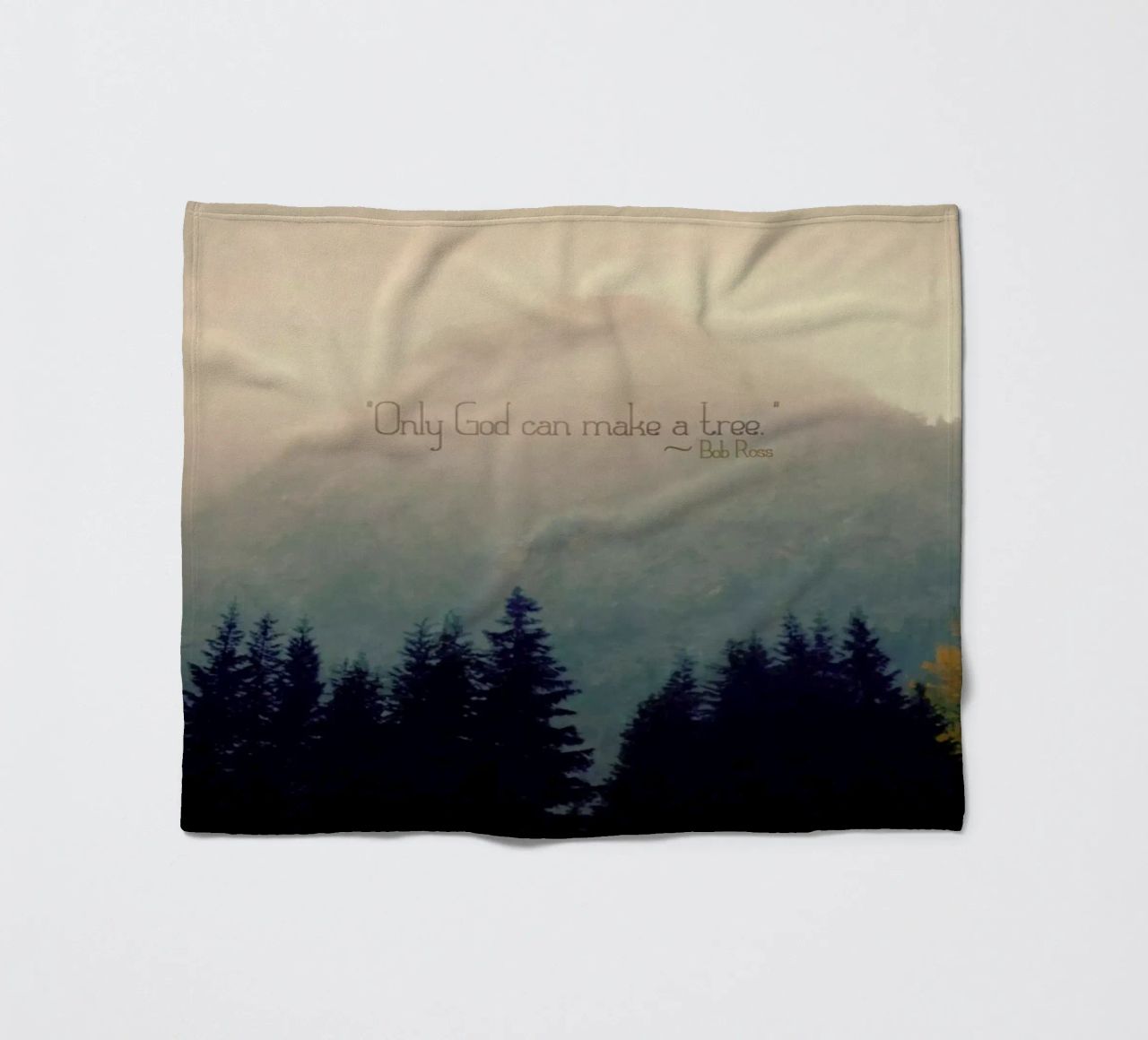 Only God Can Make A Tree coperta in pile da Robin Delean