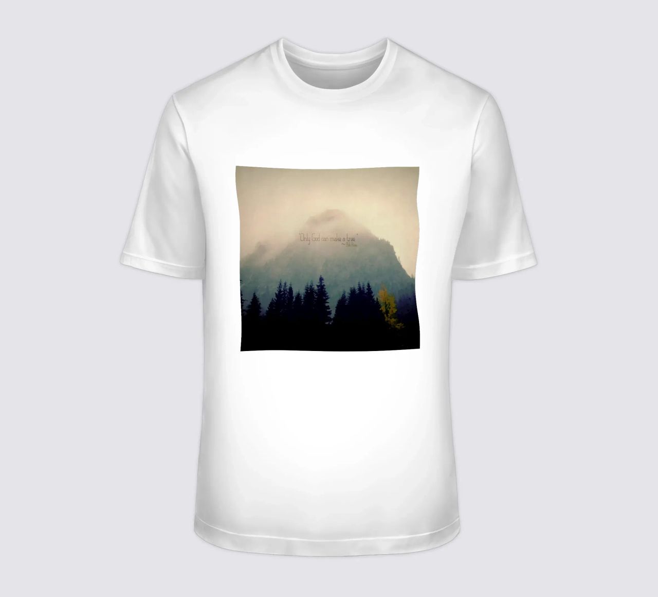 Only God Can Make A Tree t-shirt da Robin Delean