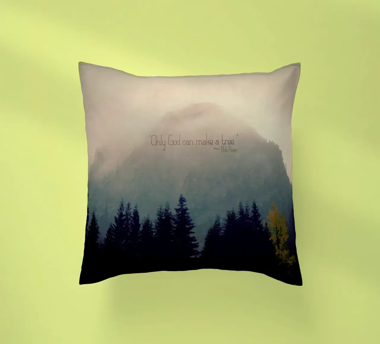 Only God Can Make A Tree cuscino da Robin Delean