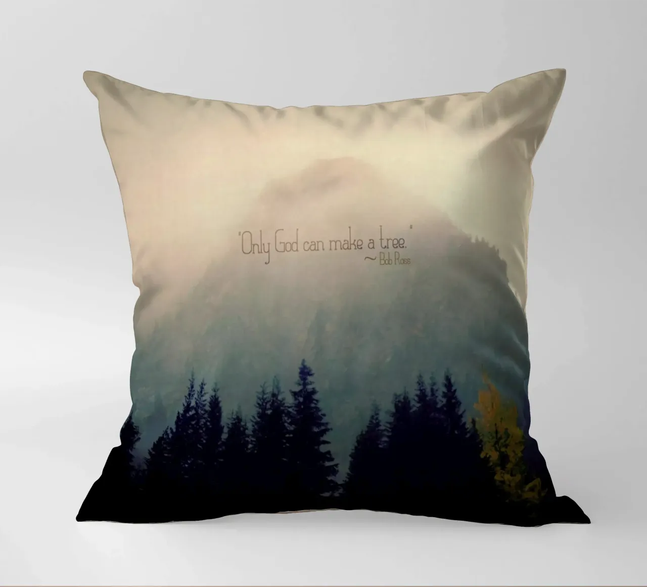 Only God Can Make A Tree cuscino da Robin Delean