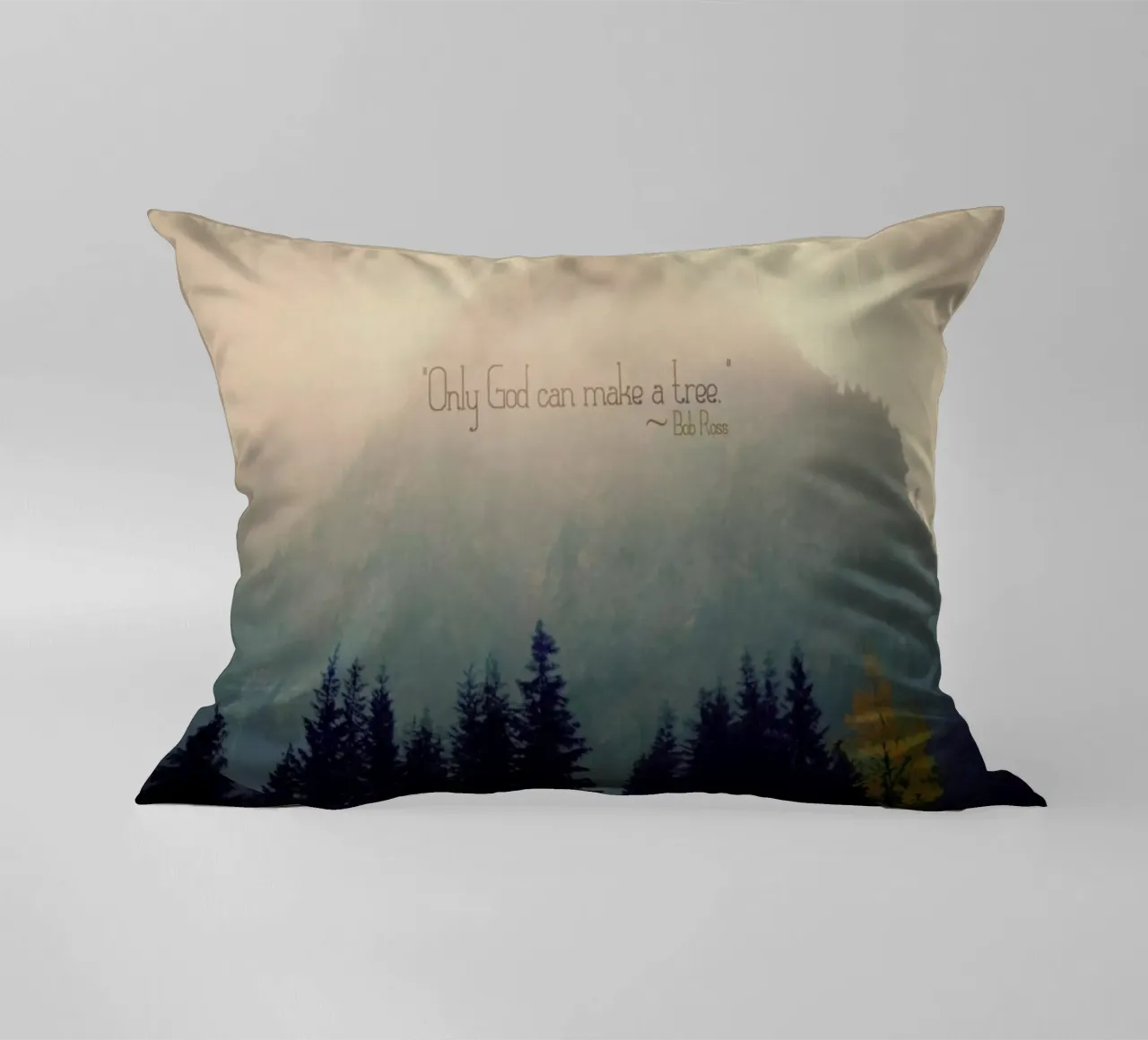 Only God Can Make A Tree cuscino da Robin Delean