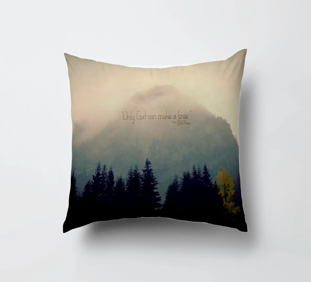 Only God Can Make A Tree cuscino da Robin Delean