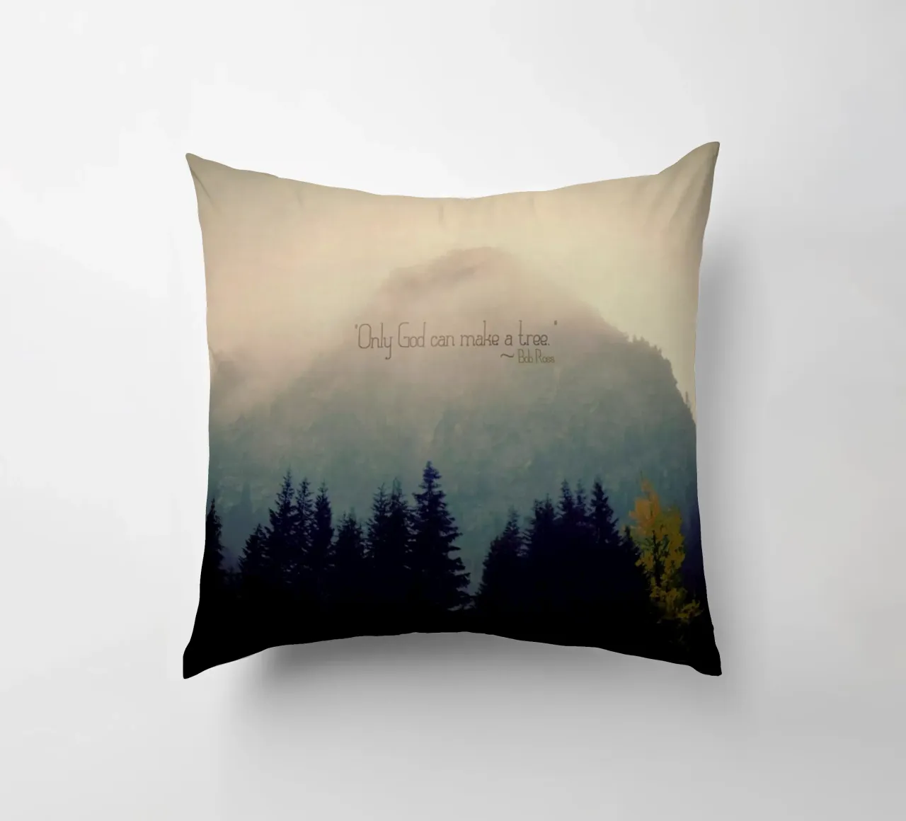 Only God Can Make A Tree cuscino da Robin Delean