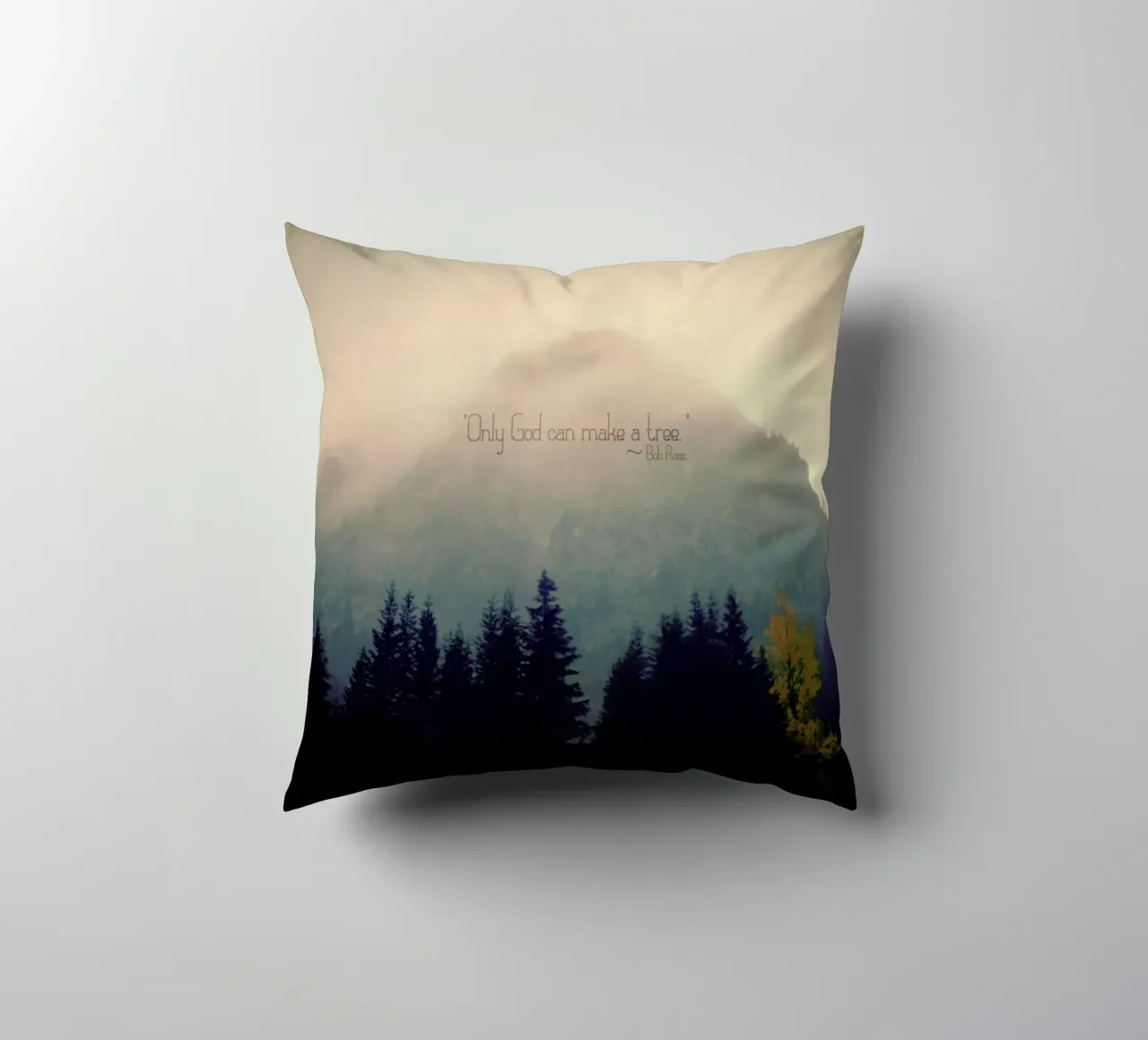 Only God Can Make A Tree cuscino da Robin Delean