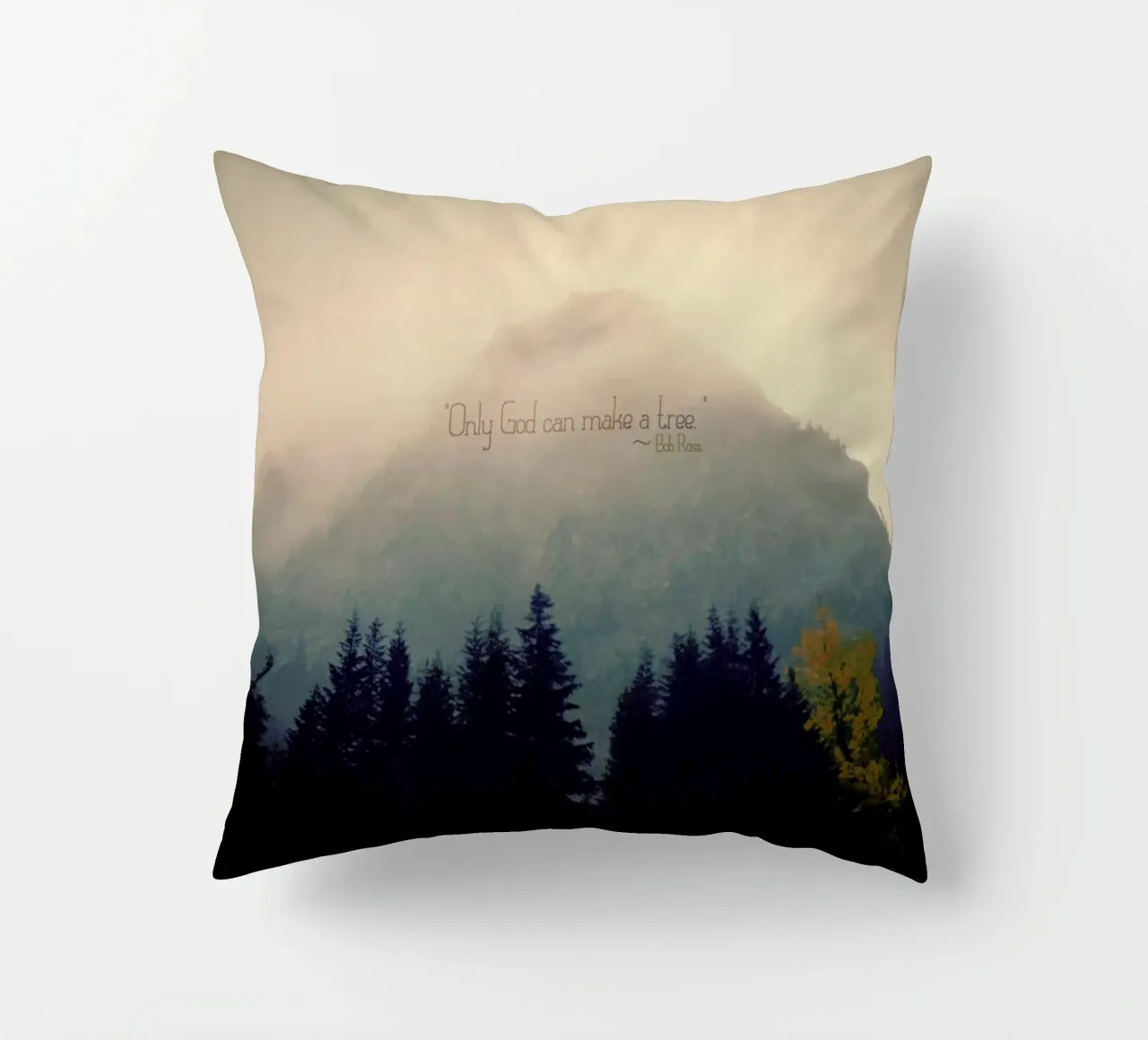 Only God Can Make A Tree cuscino da Robin Delean