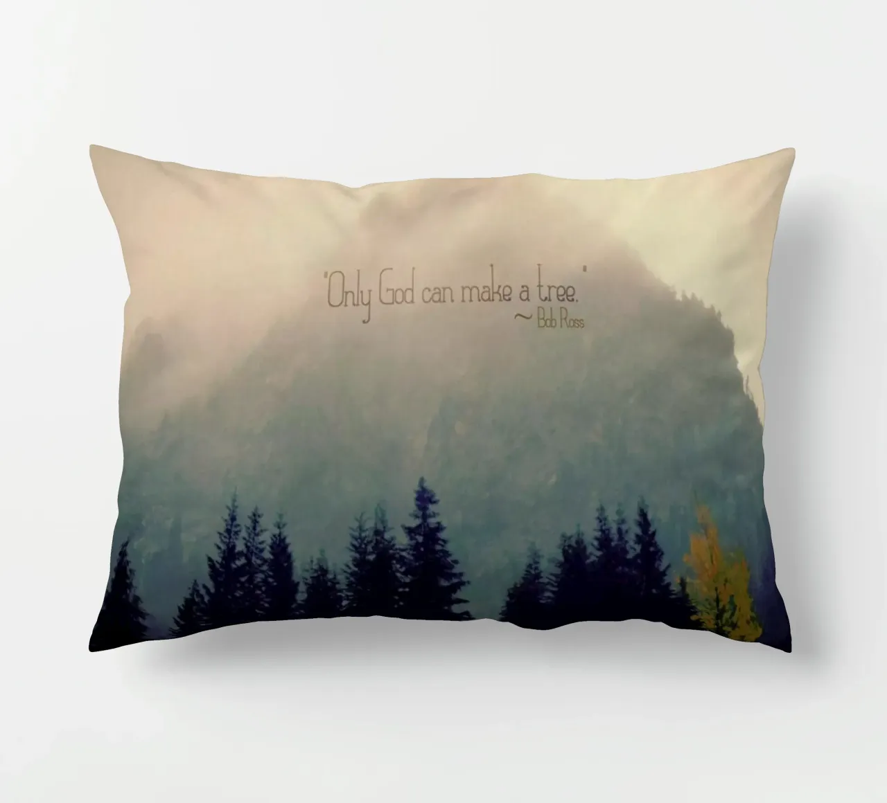 Only God Can Make A Tree cuscino da Robin Delean