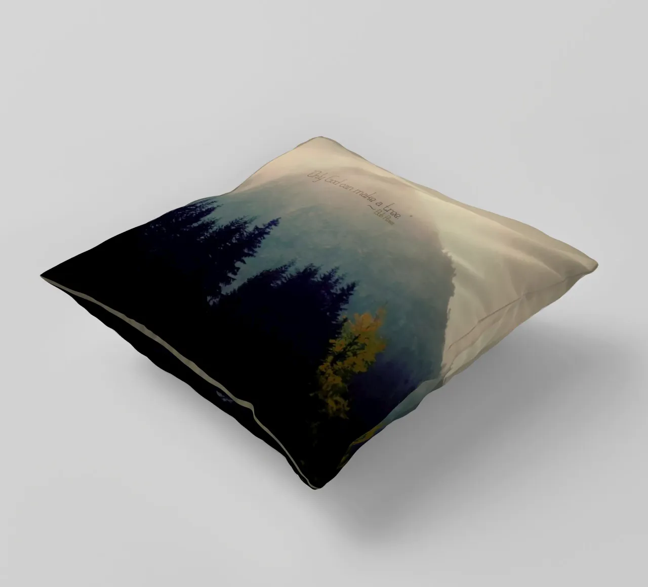 Only God Can Make A Tree cuscino da Robin Delean