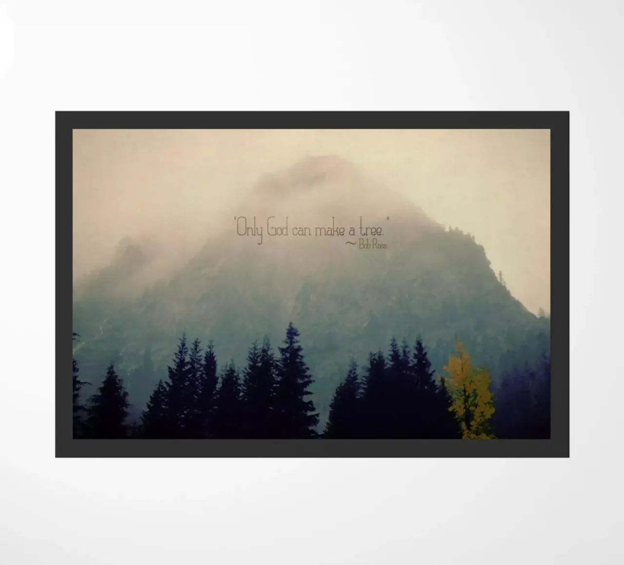 Only God Can Make A Tree doormat by Robin Delean