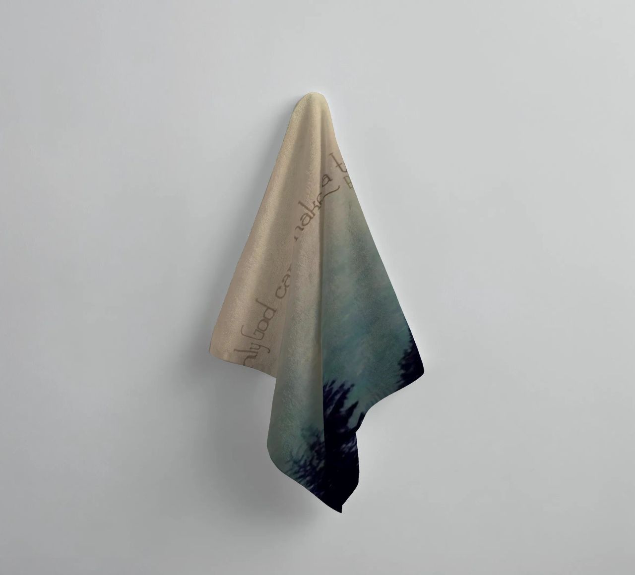 Only God Can Make A Tree asciugamano da bagno da Robin Delean