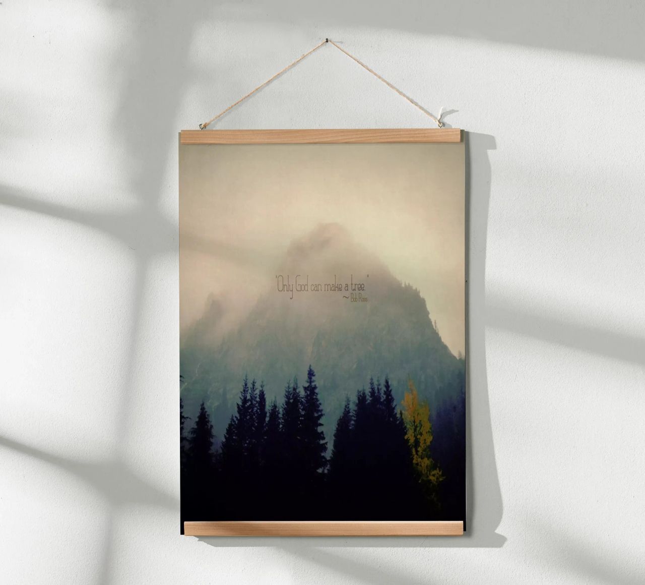 Only God Can Make A Tree carta hahnemühle da Robin Delean