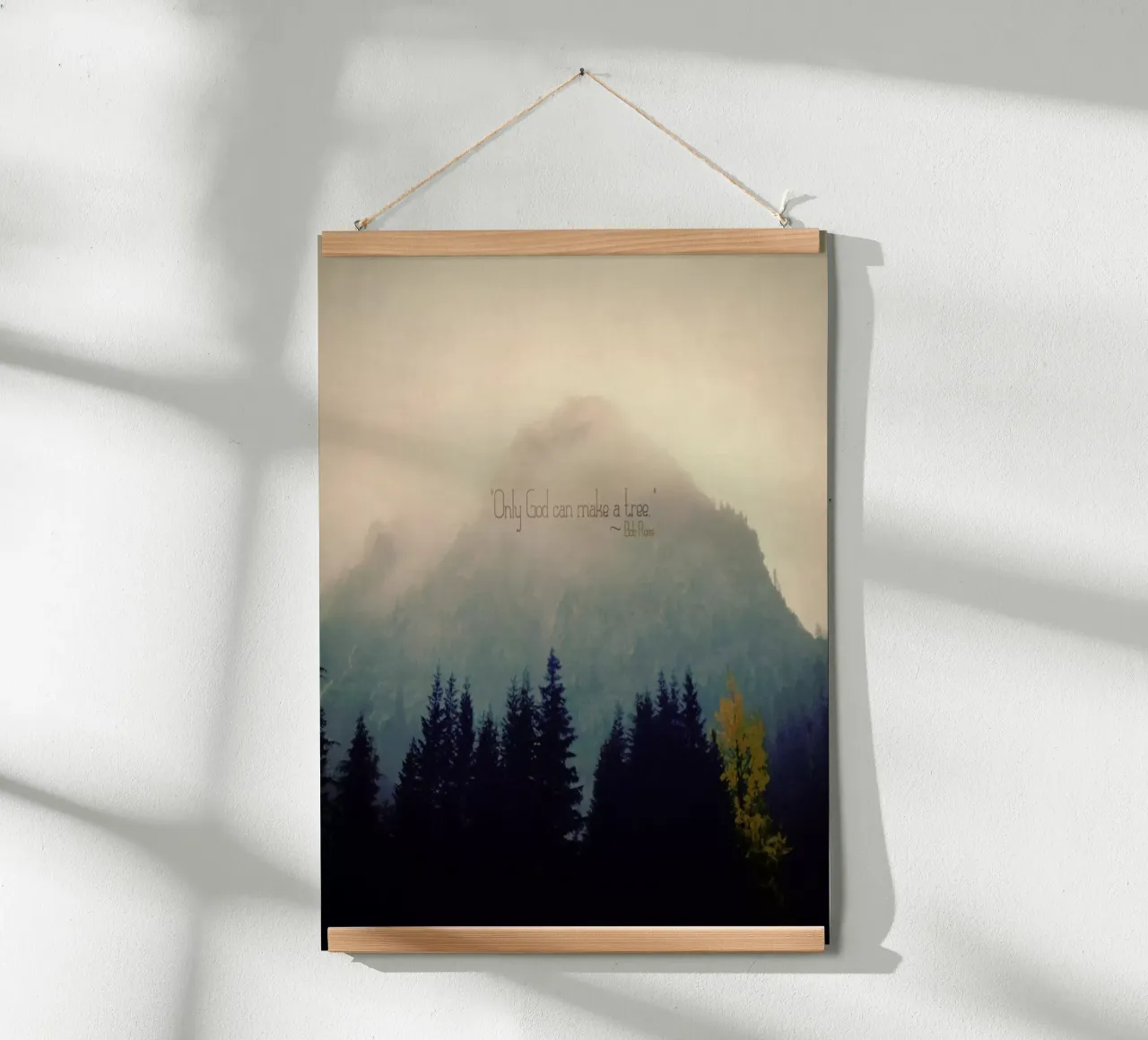 Only God Can Make A Tree poster da Robin Delean