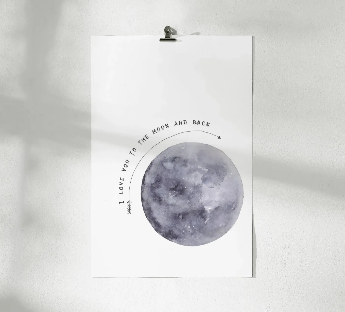 Moon poster by KRUTH DESIGN