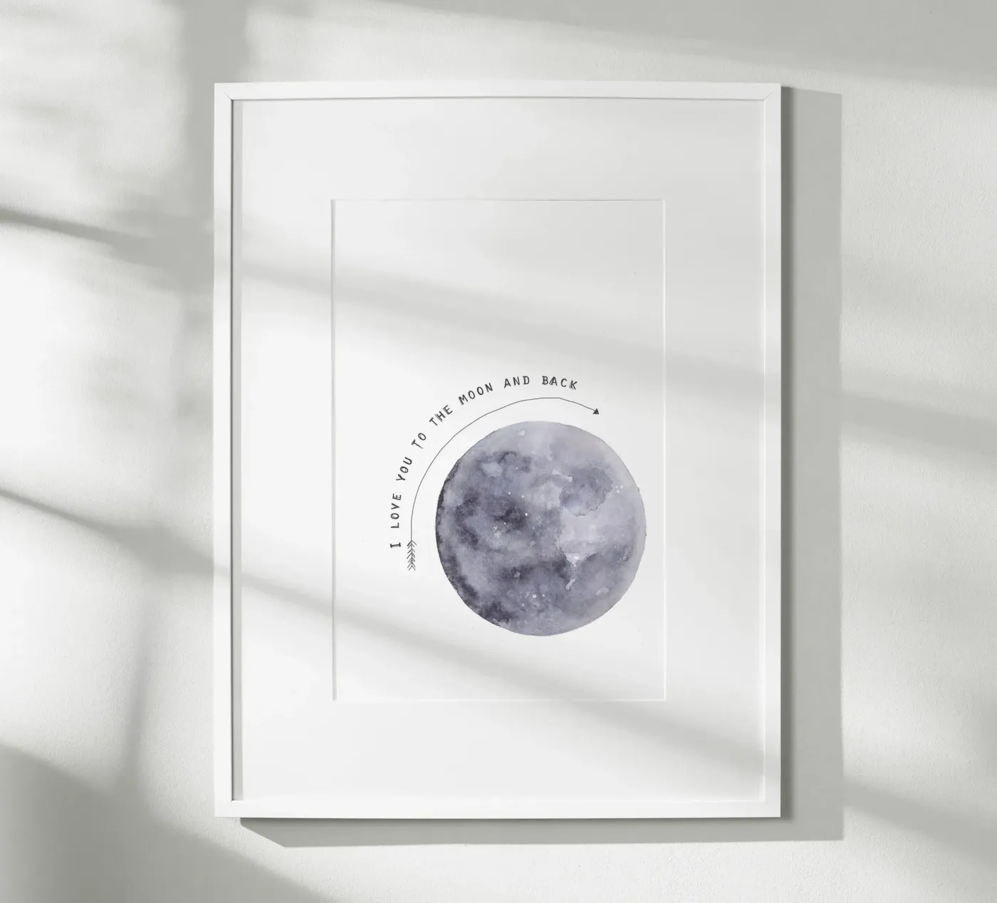 Moon poster by KRUTH DESIGN