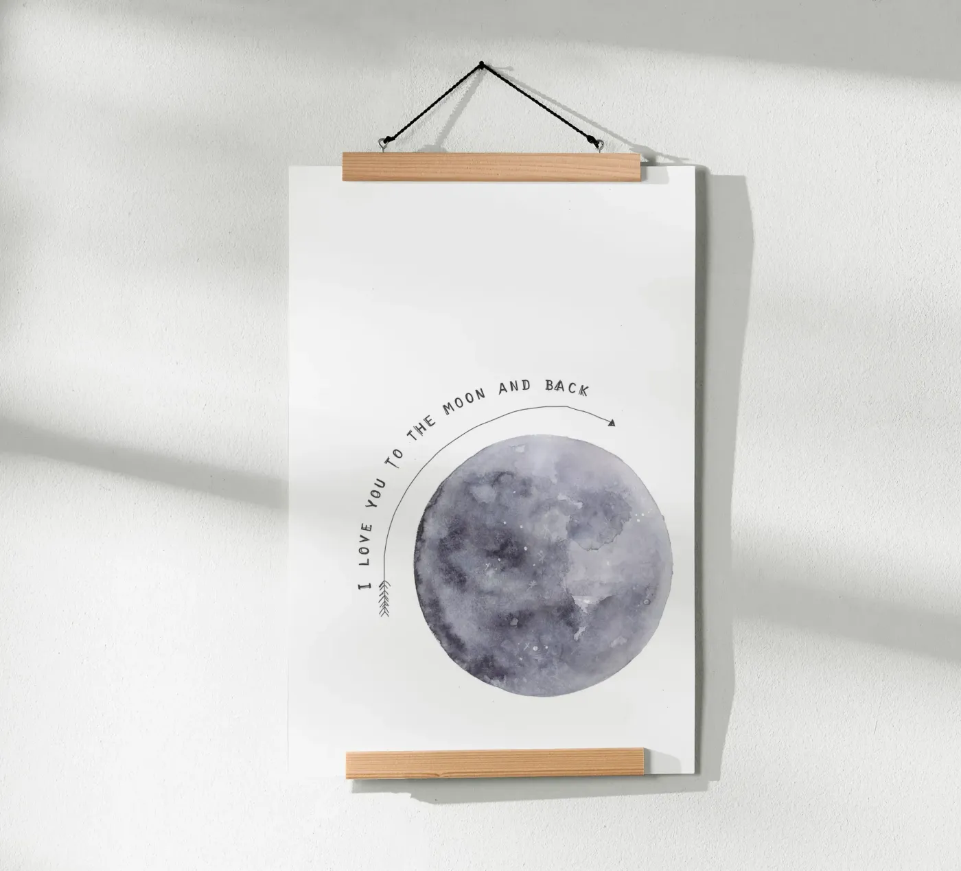 Moon poster by KRUTH DESIGN