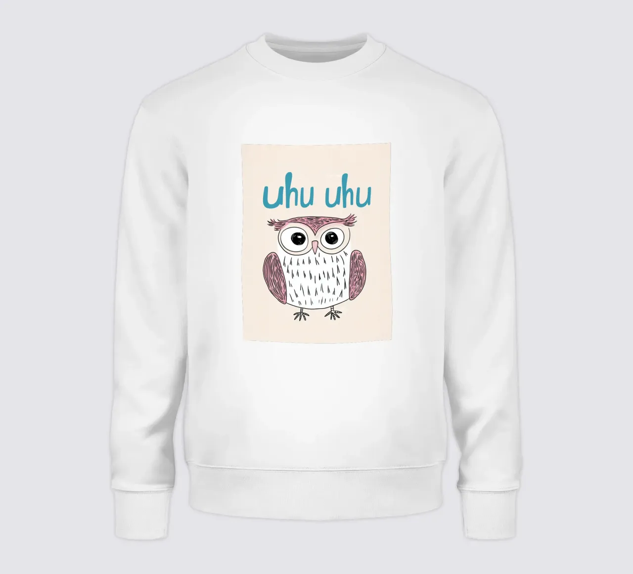 Un simpatico linguaggio da gufo felpa da Carinaprint