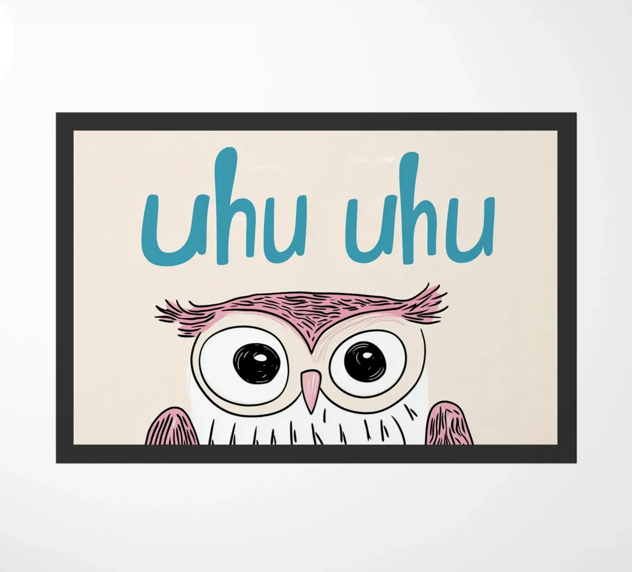 Un simpatico linguaggio da gufo zerbino da Carinaprint