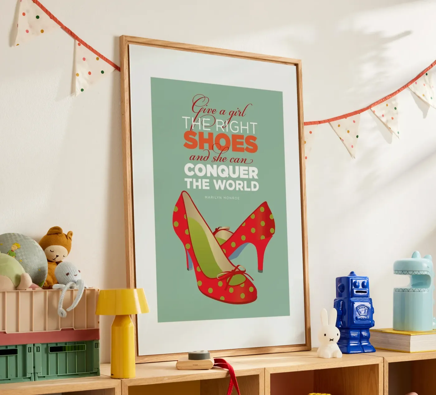 Monroe Shoes plexiglass da Visual Philosophy