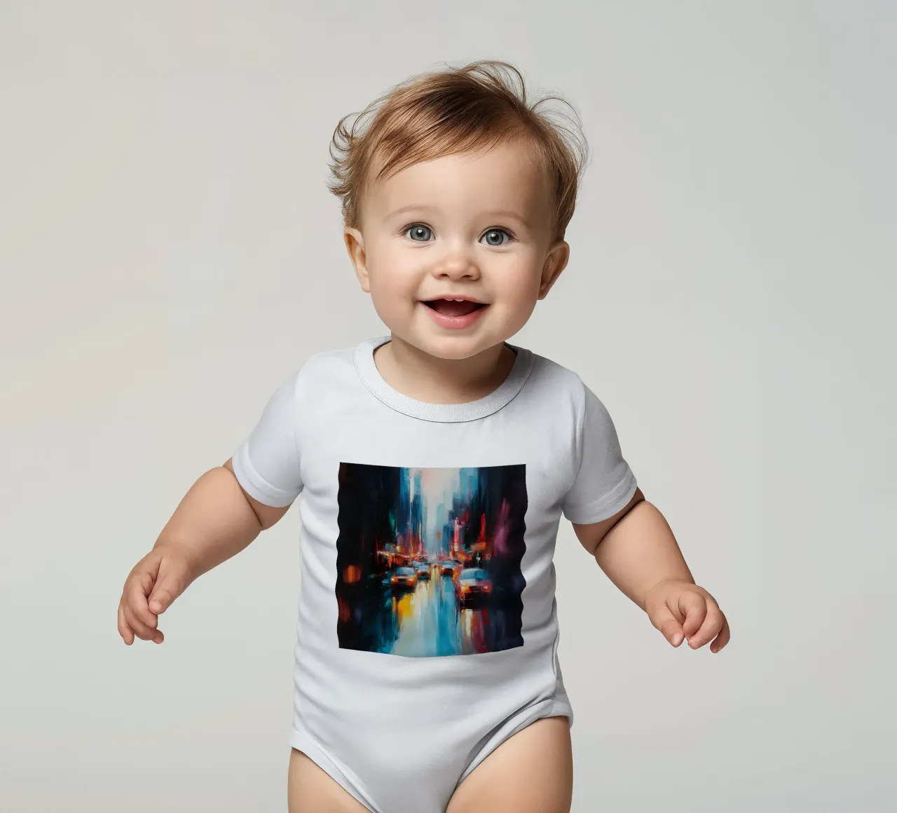 NYC body neonato maniche corte da Art Unleashed