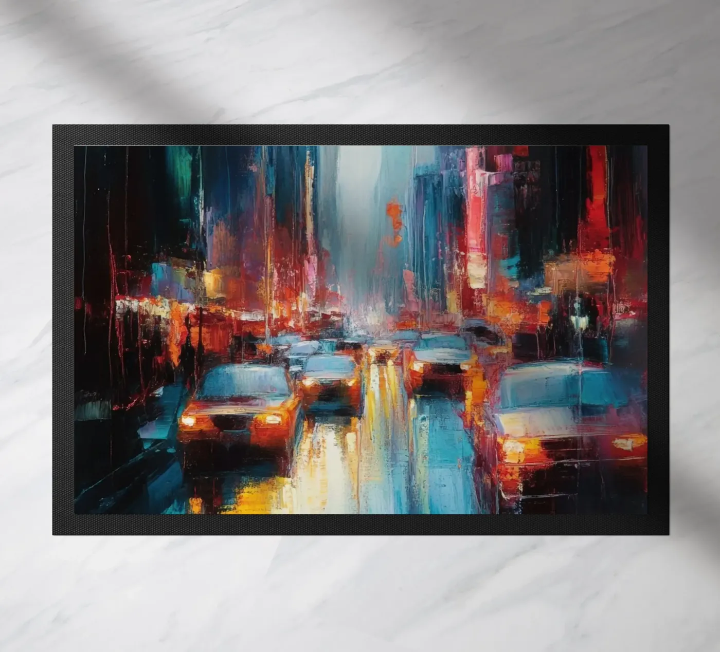 NYC Fußmatte von Art Unleashed