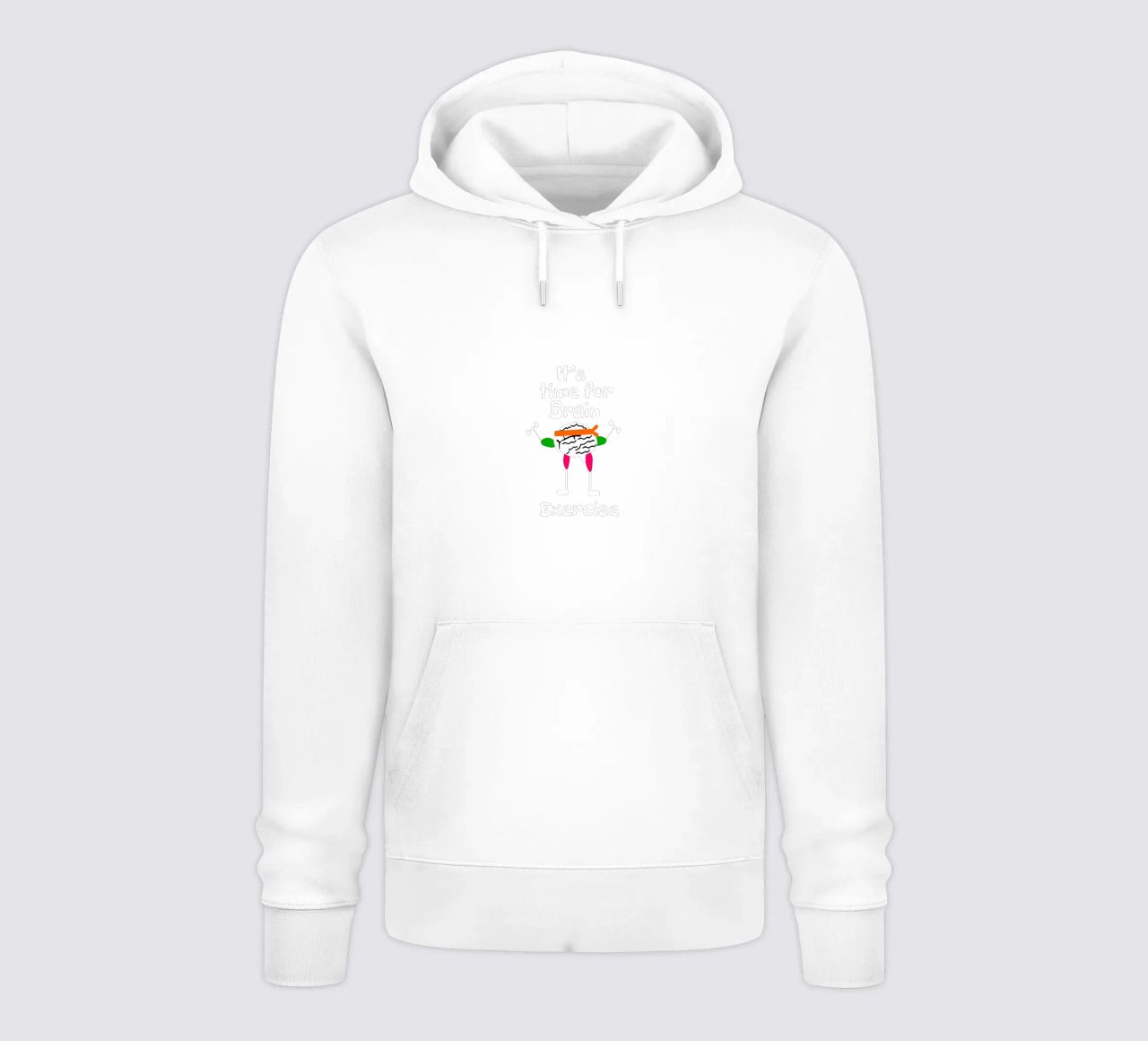 It's time for brain exercise felpa con cappuccio da happieeagle
