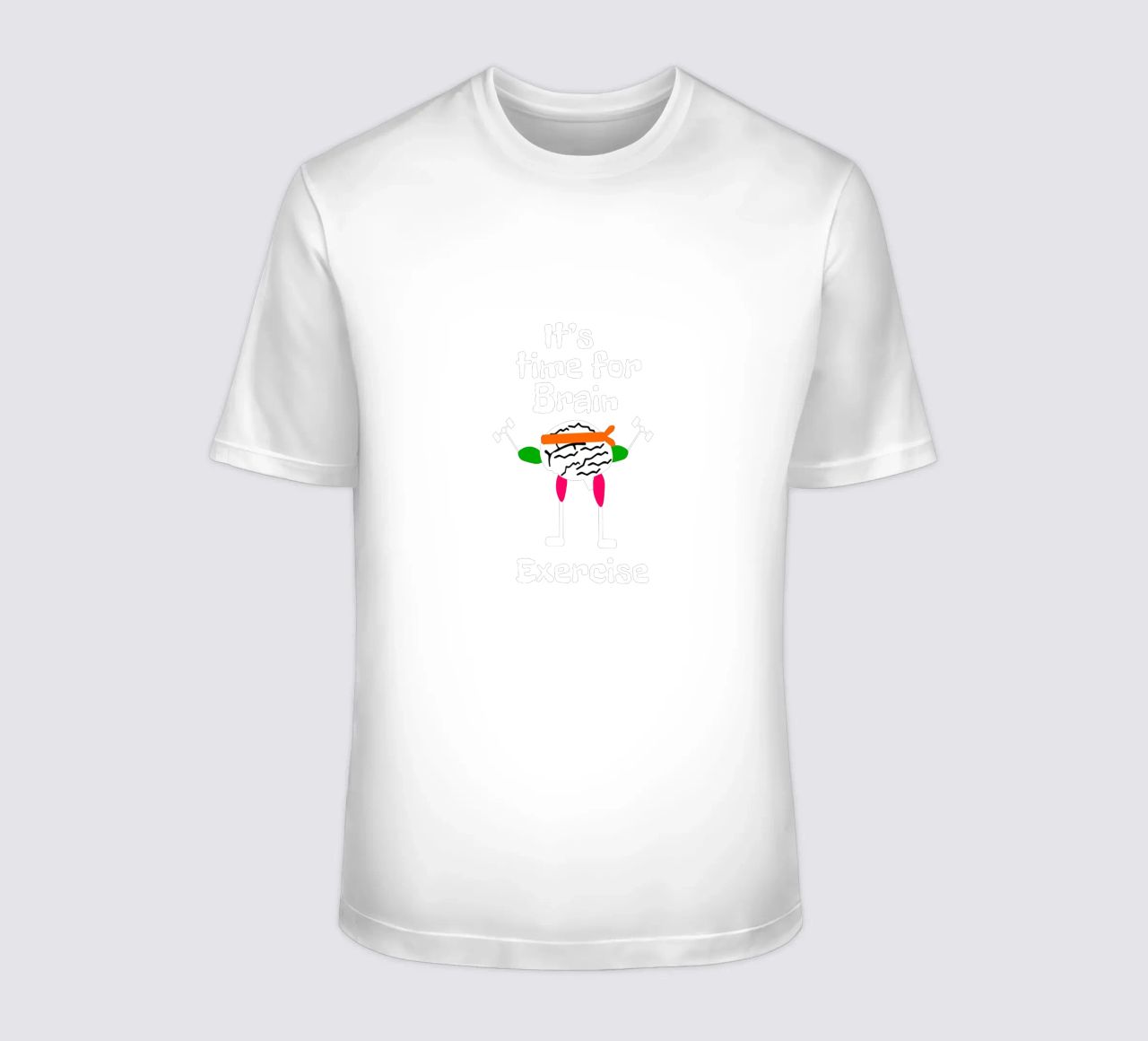 It's time for brain exercise t-shirt da happieeagle