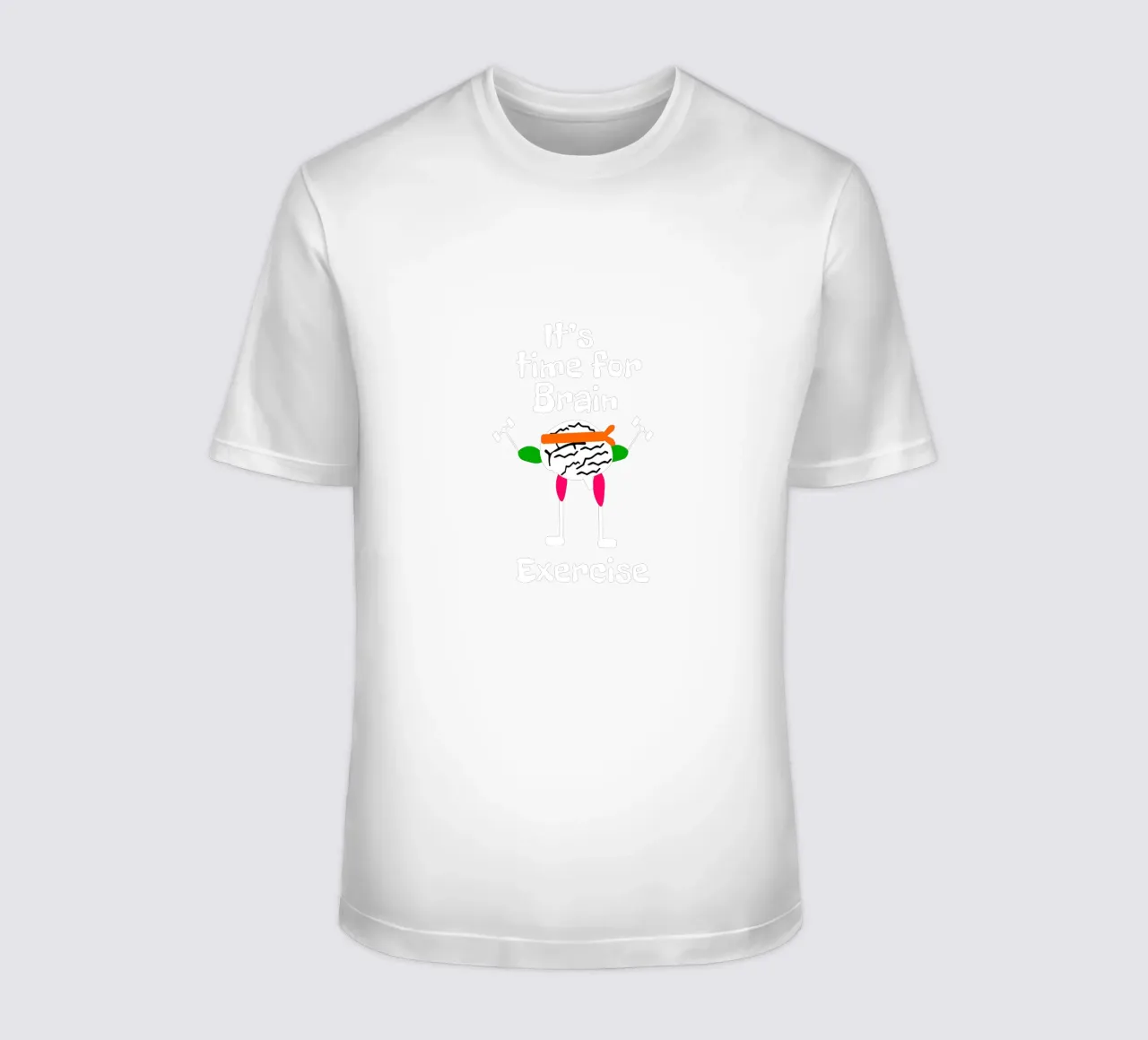 It's time for brain exercise t-shirt da happieeagle